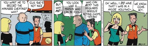 Luann on Monday October 29, 2012 Comic Strip