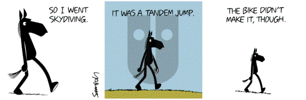 Dark Side of the Horse on Monday August 20, 2018 Comic Strip
