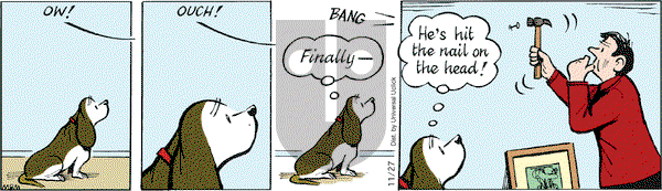 Fred Basset on Tuesday November 27, 2012 Comic Strip