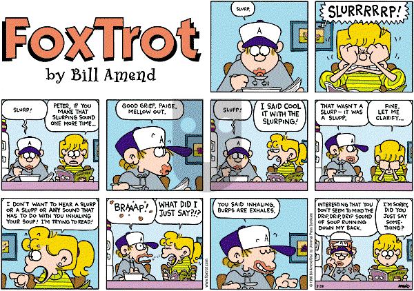 FoxTrot - Sunday March 29, 1998 Comic Strip