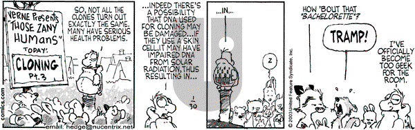 Over the Hedge on Thursday January 30, 2003 Comic Strip