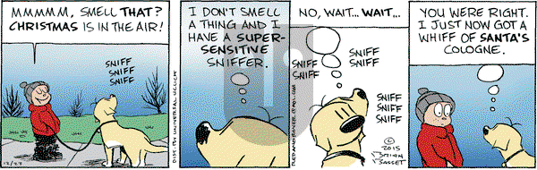 Red and Rover - Wednesday December 23, 2015 Comic Strip
