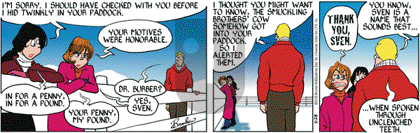 9 Chickweed Lane on Thursday February 28, 2013 Comic Strip