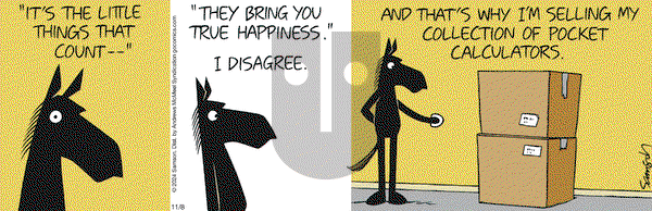 Dark Side of the Horse - Friday November 8, 2024 Comic Strip