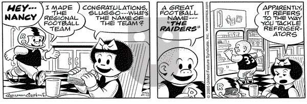 Nancy on Tuesday September 20, 2005 Comic Strip