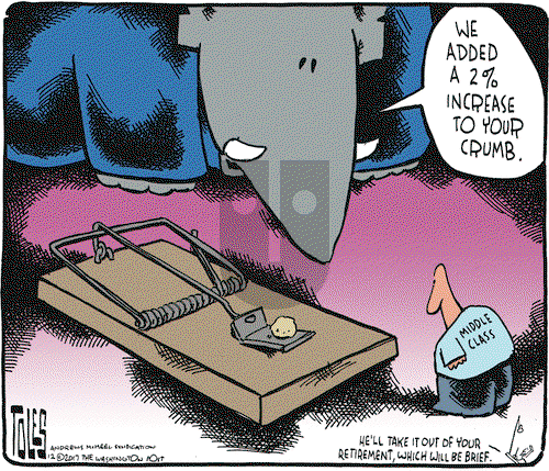 Tom Toles on Friday December 22, 2017 Comic Strip