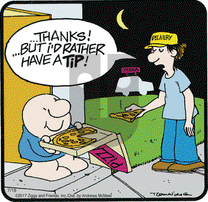 Ziggy on Tuesday July 18, 2017 Comic Strip