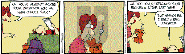 The Buckets on Friday September 11, 2015 Comic Strip