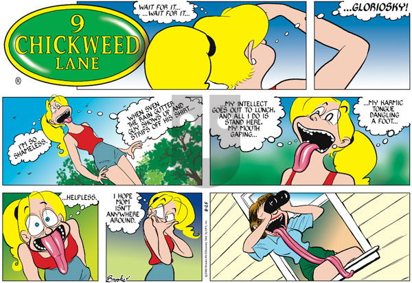 9 Chickweed Lane on Sunday August 25, 2002 Comic Strip