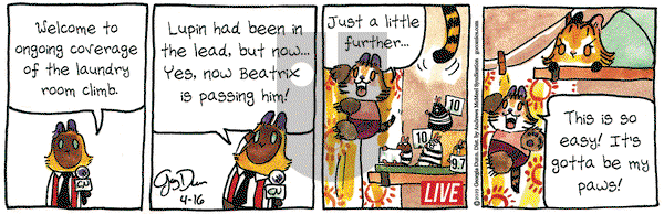 Breaking Cat News on Tuesday April 16, 2019 Comic Strip
