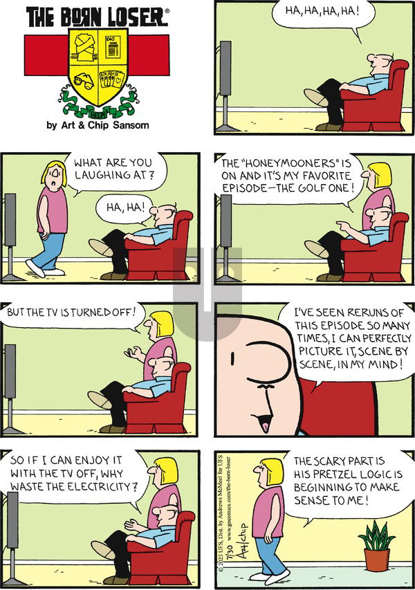 The Born Loser on Sunday July 30, 2023 Comic Strip