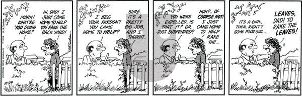 Doonesbury on Monday October 29, 1973 Comic Strip