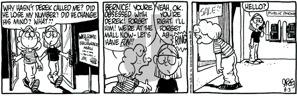 Luann on Wednesday August 3, 1988 Comic Strip