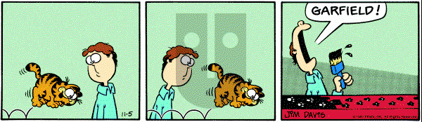 Garfield on Wednesday November 5, 1980 Comic Strip