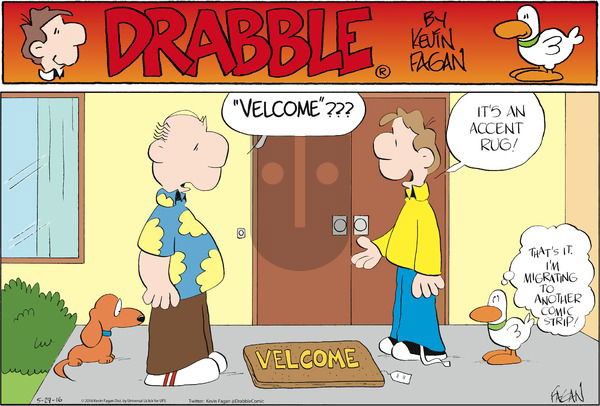 Drabble on Sunday May 29, 2016 Comic Strip