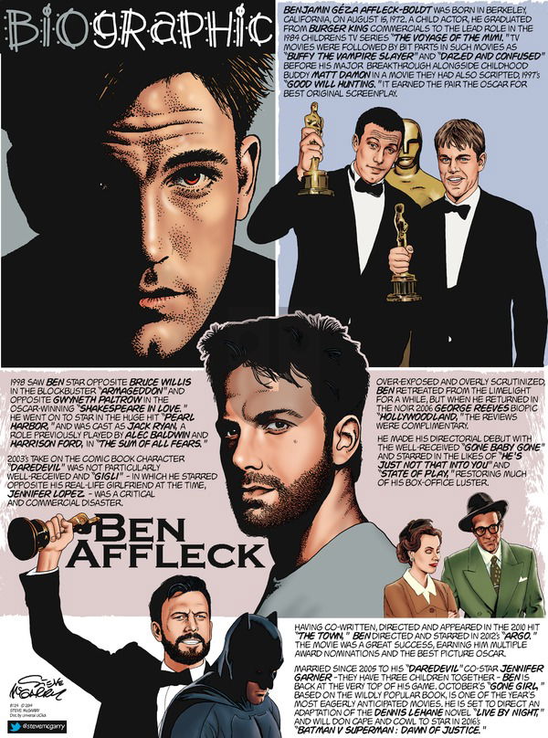 Biographic on Sunday August 24, 2014 Comic Strip