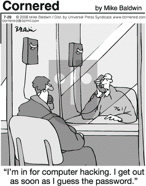 Cornered on Tuesday July 29, 2008 Comic Strip