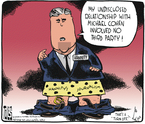 Tom Toles on Wednesday April 18, 2018 Comic Strip