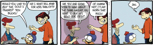 The Buckets on Thursday September 3, 2015 Comic Strip