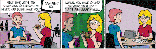 Luann on Tuesday September 5, 2017 Comic Strip