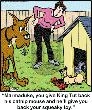 Marmaduke on Friday October 27, 2017 Comic Strip