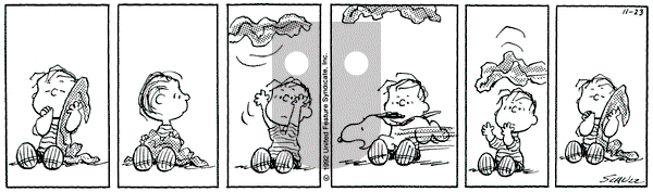 Peanuts on Monday November 23, 1992 Comic Strip