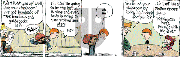 Cul de Sac on Wednesday October 19, 2016 Comic Strip
