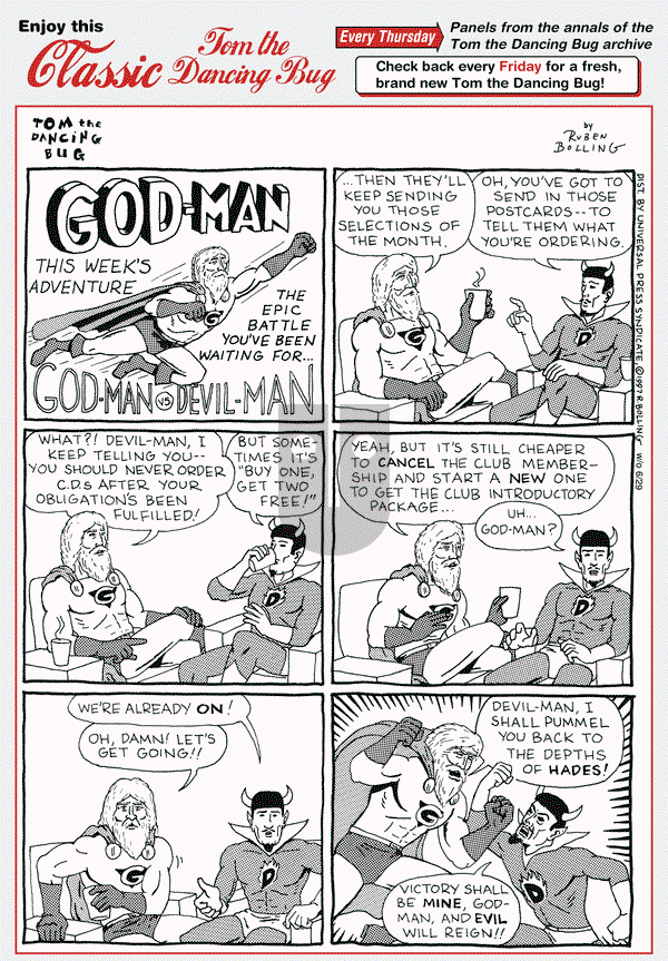 Tom the Dancing Bug on Thursday October 24, 2013 Comic Strip