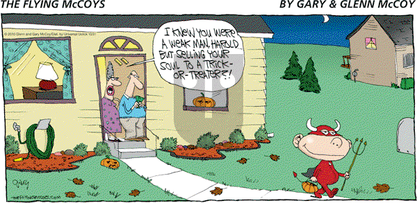 The Flying McCoys - Sunday October 31, 2010 Comic Strip