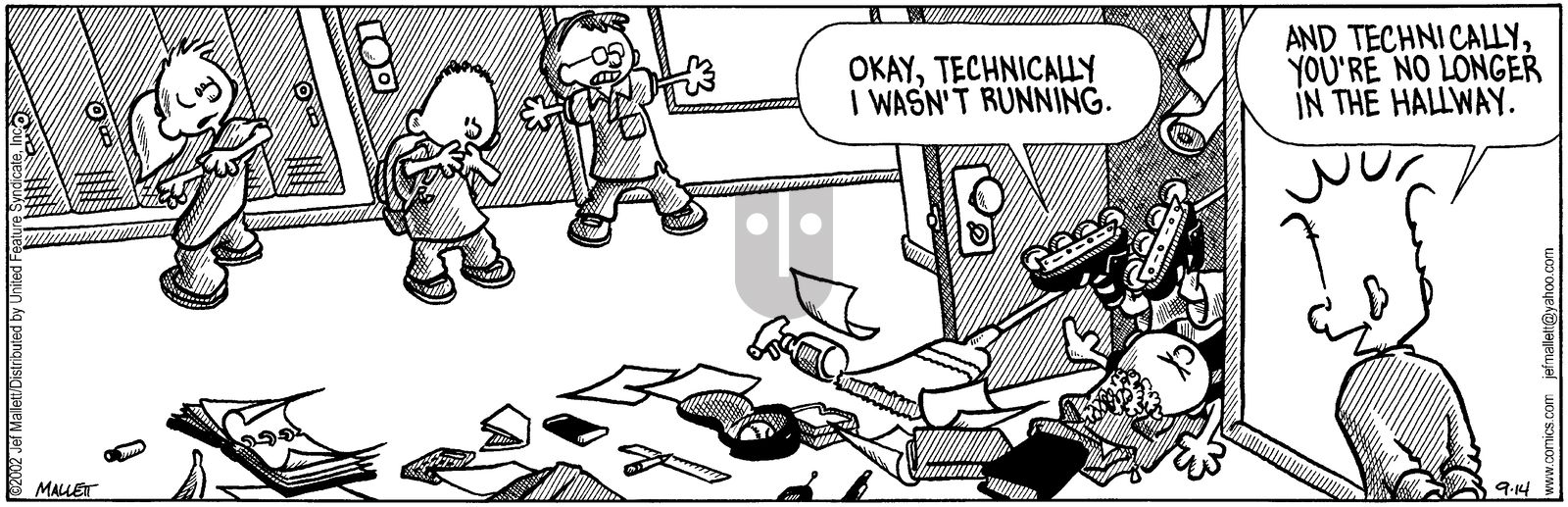 Frazz - Saturday September 14, 2002 Comic Strip