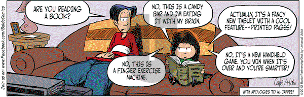 Baldo on Thursday October 11, 2012 Comic Strip