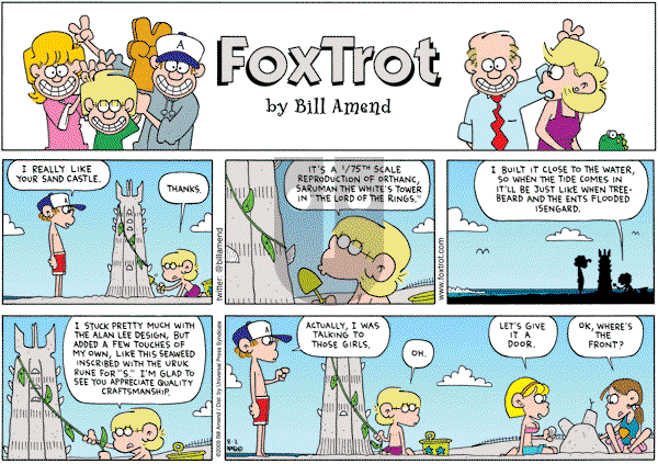 FoxTrot on Sunday August 2, 2009 Comic Strip