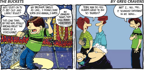 The Buckets on Sunday September 17, 2017 Comic Strip