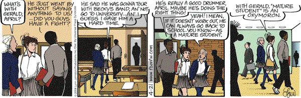 For Better or For Worse on Monday April 21, 2008 Comic Strip
