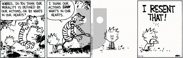 Calvin and Hobbes on Thursday October 16, 2014 Comic Strip