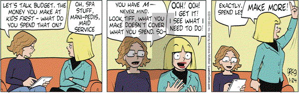 Luann on Thursday January 24, 2019 Comic Strip