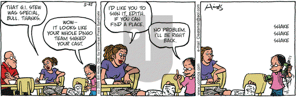 Cleats on Wednesday May 25, 2005 Comic Strip