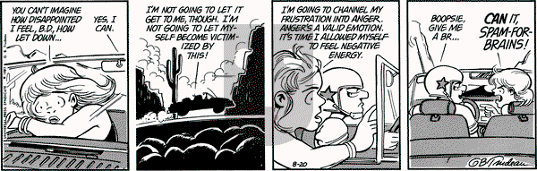 Doonesbury on Thursday August 20, 1987 Comic Strip