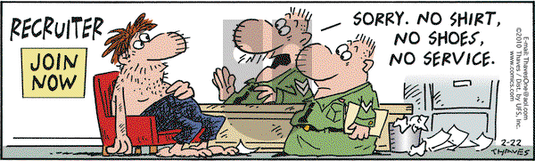 Frank and Ernest on Monday February 22, 2010 Comic Strip