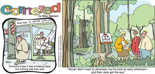 Cornered on Sunday April 20, 2014 Comic Strip