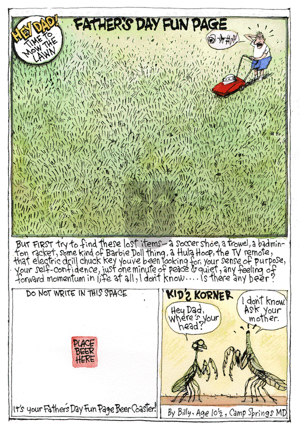 Richard's Poor Almanac on Monday June 20, 2016 Comic Strip