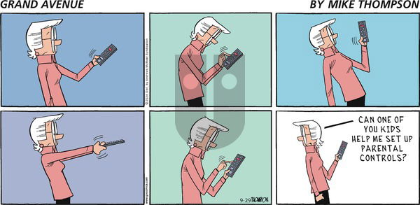 Grand Avenue on Sunday September 29, 2024 Comic Strip