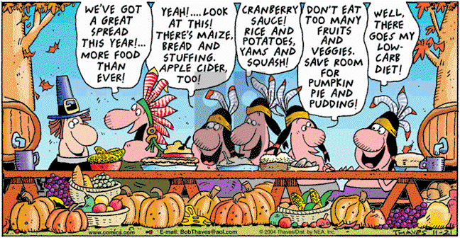 Frank and Ernest on Sunday November 21, 2004 Comic Strip