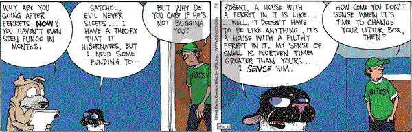Get Fuzzy on Wednesday July 2, 2008 Comic Strip