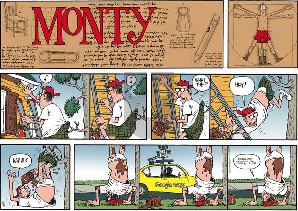 Monty on Sunday August 9, 2015 Comic Strip