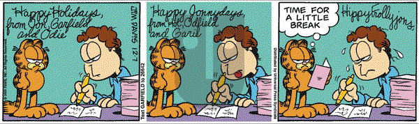 Garfield on Thursday December 7, 2006 Comic Strip