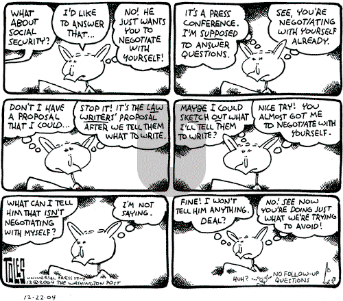 Tom Toles on Wednesday December 22, 2004 Comic Strip