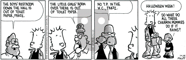 Frazz on Monday October 28, 2002 Comic Strip