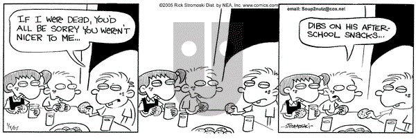 Soup to Nutz - Old on Tuesday January 4, 2005 Comic Strip