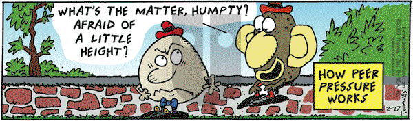 Frank and Ernest on Thursday February 27, 2003 Comic Strip